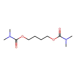 4-(dimethylcarbamoyloxy)butyl N,N-dimethylcarbamate structure