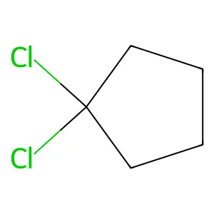 1,1-Dichlorocyclopentane structure