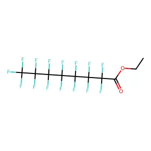Ethyl perfluorooctanoate structure