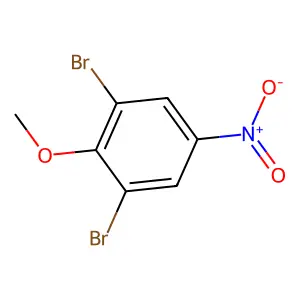 1,3-Dibromo-2-methoxy-5-nitrobenzene structure