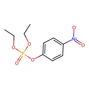 diethyl (4-nitrophenyl) phosphate structure