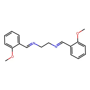 1-(2-methoxyphenyl)-N-[2-[(2-methoxyphenyl)methylideneamino]ethyl]methanimine structure