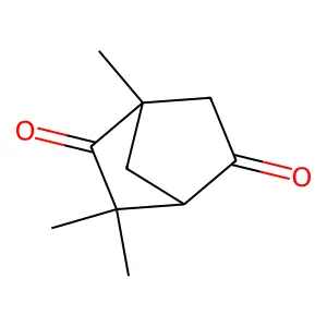 1,3,3-trimethylbicyclo[2.2.1]heptane-2,5-dione structure