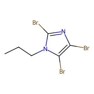 2,4,5-Tribromo-1-propyl-1H-imidazole structure