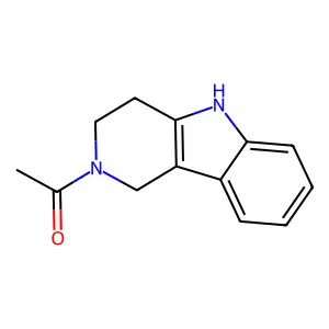 1-(1,3,4,5-tetrahydropyrido[4,3-b]indol-2-yl)ethanone structure