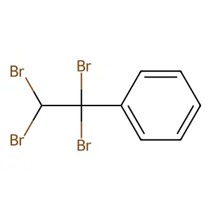 (1,1,2,2-tetrabromoethyl)benzene structure