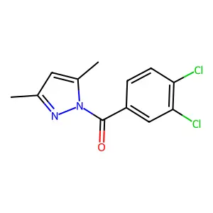 1-(3,4-Dichlorobenzoyl)-3,5-dimethyl-1H-pyrazole structure