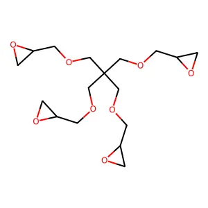Pentaerythritol tetraglycidyl ether structure