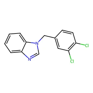 1-[(3,4-dichlorophenyl)methyl]benzimidazole structure