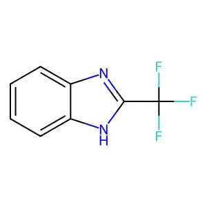Compound C8H5F3N2 structure