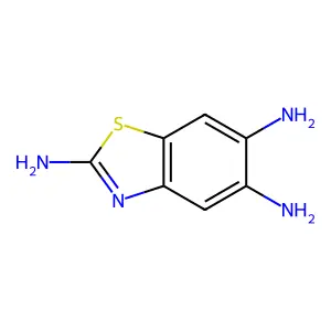 1,3-benzothiazole-2,5,6-triamine structure