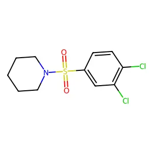 1-[(3,4-dichlorophenyl)sulfonyl]piperidine structure
