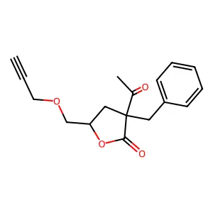 Compound C17H18O4 structure
