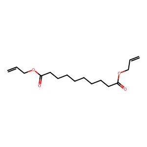Sebacic acid, diallyl ester structure