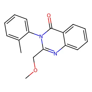4(3H)-Quinazolinone, 2-methoxymethyl-3-(o-tolyl)- structure