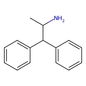1,1-diphenylpropan-2-amine structure