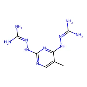 Compound C7H14N10 structure
