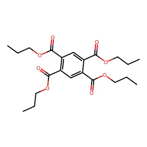 1,2,4,5-Benzenetetracarboxylic acid, tetrapropyl ester structure