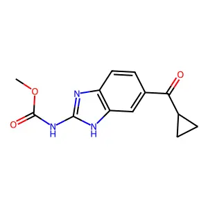 Cyclobendazole structure