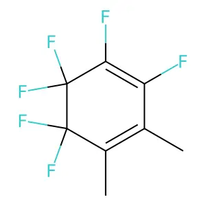1,2,5,5,6,6-Hexafluoro-3,4-dimethyl-1,3-cyclohexadiene structure