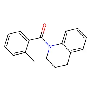 1-(2-methylbenzoyl)-1,2,3,4-tetrahydroquinoline structure