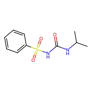 Urea, 1-isopropyl-3-(penylsulfonyl)- structure