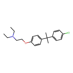 Compound C21H28ClNO structure