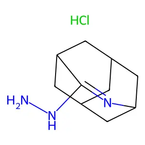 5-Hydrazino-4-azahomoadamant-4-ene hydrochloride structure