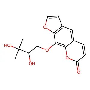 Heraclenol structure
