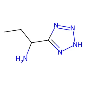 1-(1H-1,2,3,4-tetrazol-5-yl)propan-1-amine structure