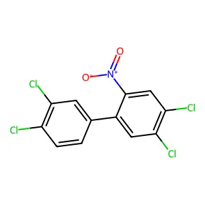 1,2-dichloro-4-(3,4-dichlorophenyl)-5-nitrobenzene structure