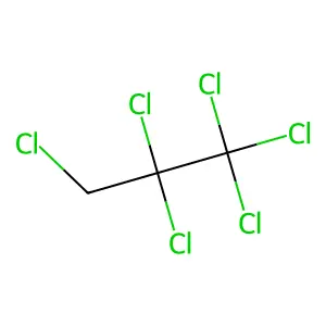 1,1,1,2,2,3-hexachloropropane structure