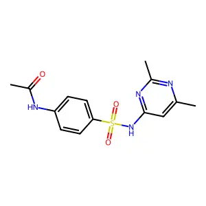 N(4)-Acetylsulphasomidine structure
