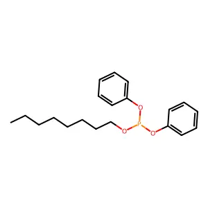 Octyl diphenyl phosphite structure