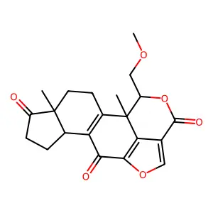 11-Desacetoxywortmannin structure