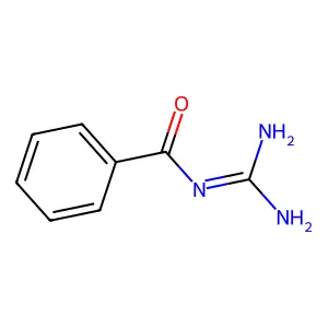 N-(diaminomethylidene)benzamide structure