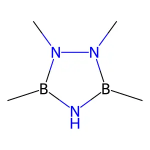 1,2,4,3,5-Triazadiborolidine, 1,2,3,5-tetramethyl- structure