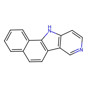 11H-Benzo(g)pyrido(4,3-b)indole structure