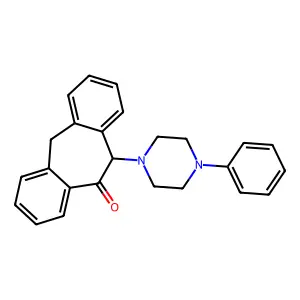 10-(4-phenylpiperazin-1-yl)tricyclo[9.4.0.03,8]pentadeca-1(15),3,5,7,11,13-hexaen-9-one structure