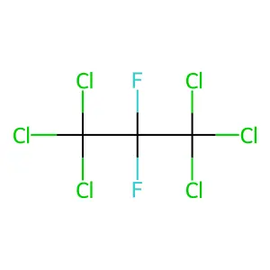 1,1,1,3,3,3-Hexachloro-2,2-difluoropropane structure