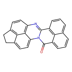 1,2-dihydro-12H-benzo[4,5]isoquino[2,1-a]cyclopenta[gh]perimidin-12-one structure