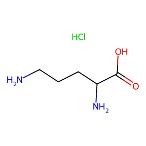 L-Ornithine hydrochloride structure