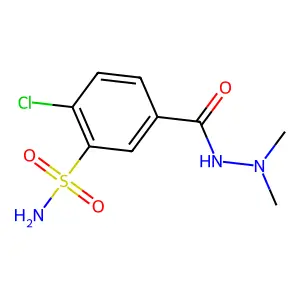 Compound C9H12ClN3O3S structure