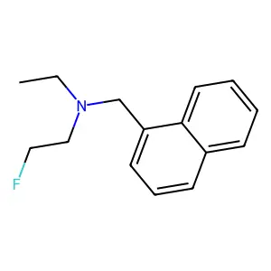 N-Ethyl-2-fluoro-N-[(naphthalen-1-yl)methyl]ethan-1-amine structure