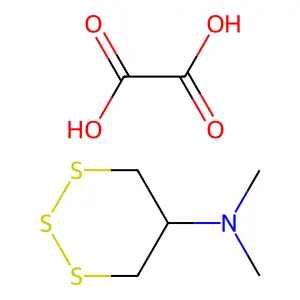 Thiocyclam hydrogen oxalate structure