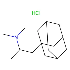 1-(1-adamantyl)-N,N-dimethylpropan-2-amine;hydrochloride structure