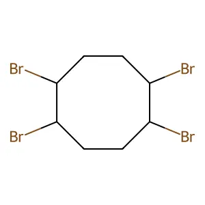 1,2,5,6-Tetrabromocyclooctane structure