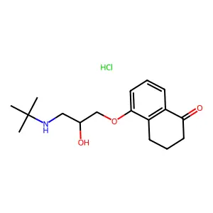 Bunolol hydrochloride structure