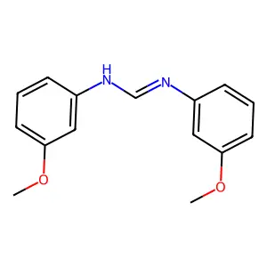 N,N'-bis(3-methoxyphenyl)methanimidamide structure