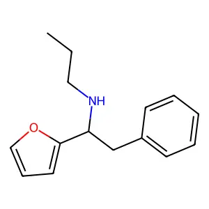 alpha-Benzyl-N-propylfurfurylamine structure